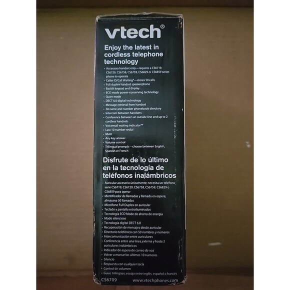 Y2K Retro VTech 6.0 Digital Technology One Handset Cordless Phone, For Parts - Picture 5 of 6